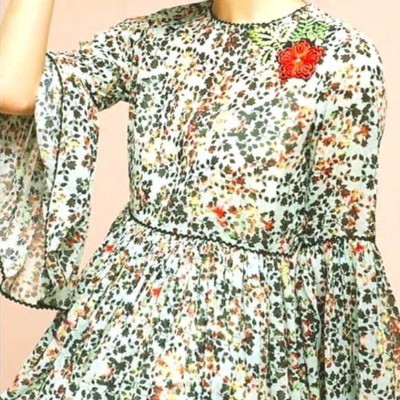 Anthropologie Embroidered tunic Dress - Picture 1 of 8